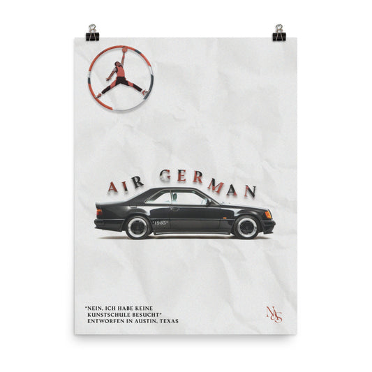 Air German, Matte Poster