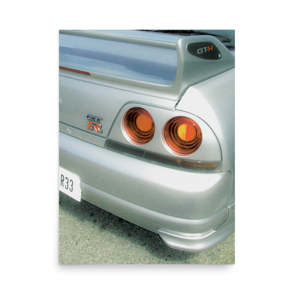 JDM Summer 90's Edition R33 GTR, MattePoster