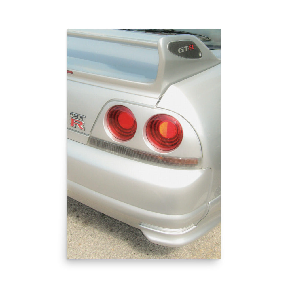 JDM Summer R33 GTR, Matte Poster