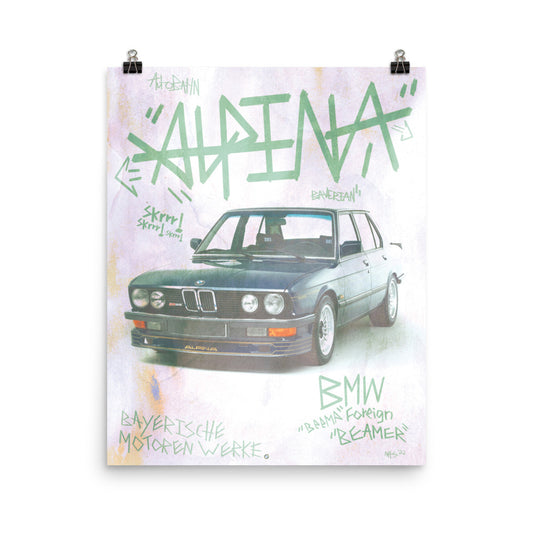 ALPINA, Matte Poster