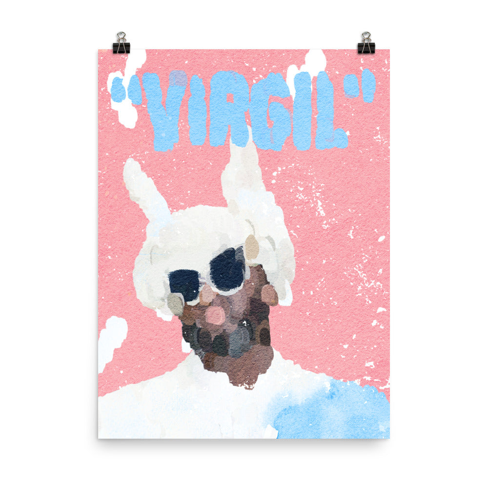 "VIRGIL" Pop Art, Matte Poster